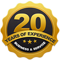 20 years service and Business